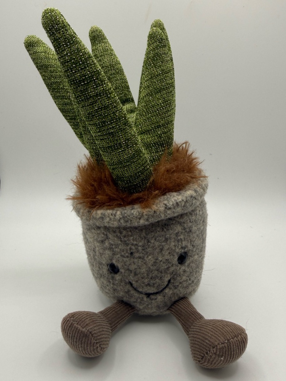 Jellycat RETIRED Aloe Succulent Pot Planted Stuffie